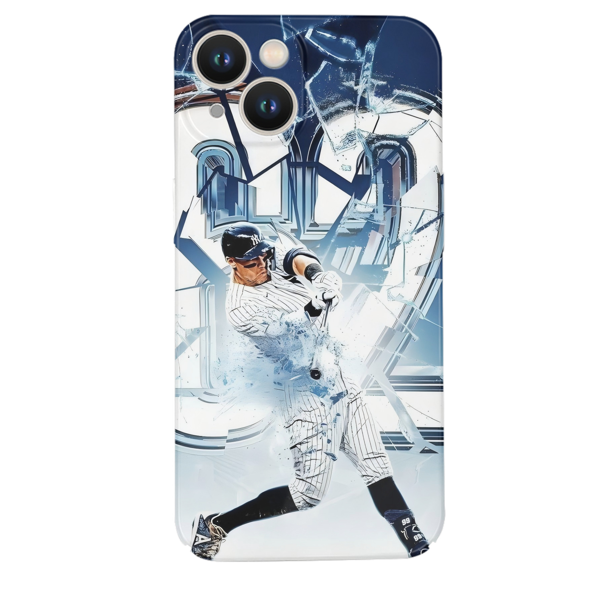 Aaron Judge 62nd Home Run IPhone 14 Series Full-Cover Hard Case – Shockproof With Raised Camera Protection – Precise Cutouts, Wireless Charging Compatible – Durable, Anti-Yellowing, Easy To Clean